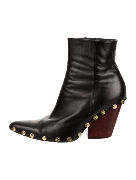 celine studded boots|celine ankle boots.